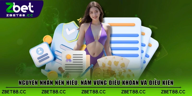 Nguyên nhân nên hiểu, nắm vững điều khoản và điều kiện